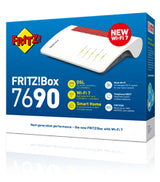 FRITZ!Box 7690 International router wireless 2.5 Gigabit Ethernet Dual-band (2.4 GHz/5 GHz) Bianco