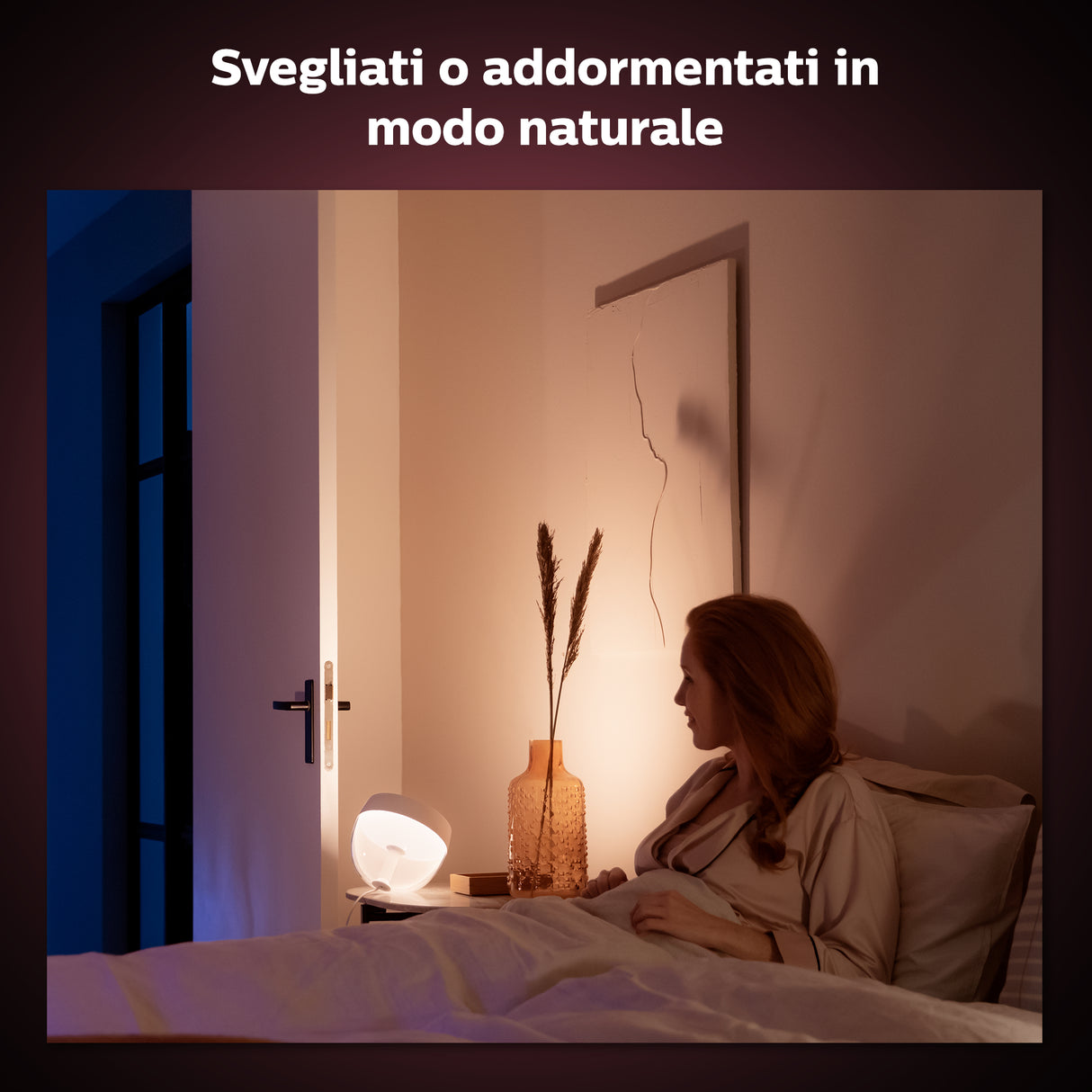 Philips Hue White and Color ambiance IRIS Lampada Smart da Tavolo Nera