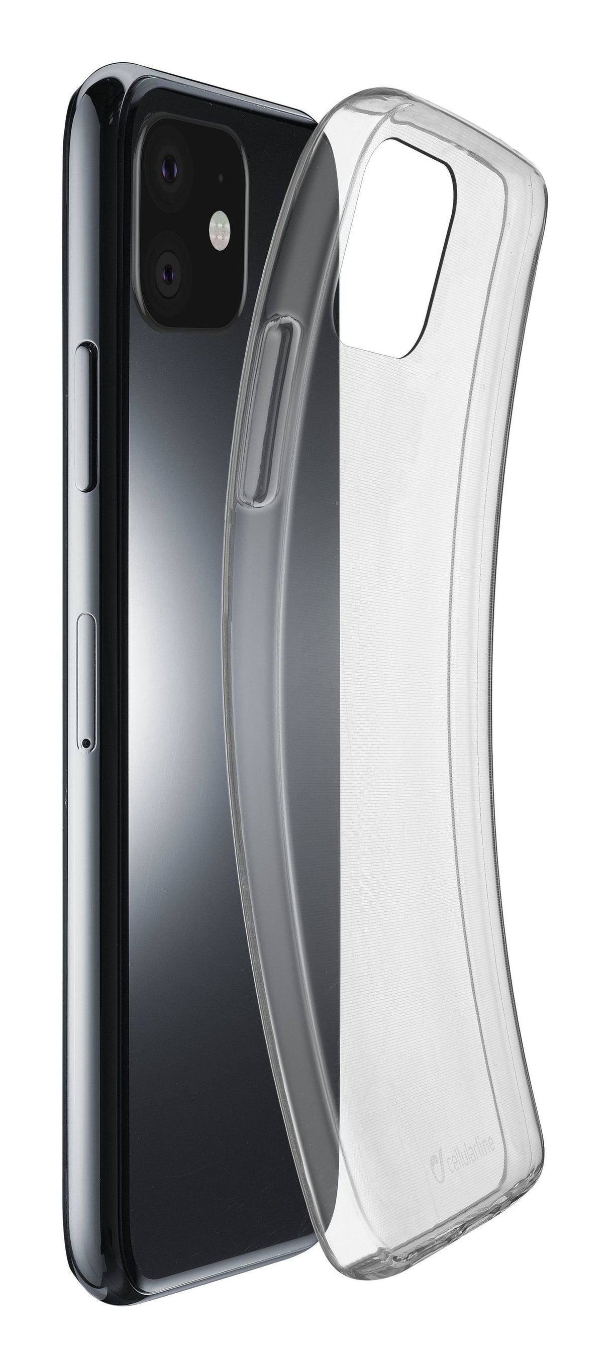 Cellularline Fine - iPhone 11 Cover in gomma morbida ultra sottile e trasparente