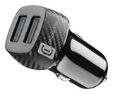 Cellularline USB Car Charger Dual - Universal Caricabatterie da auto con doppia porta USB 10W
