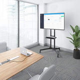Techly Supporto a Pavimento con Mensola Trolley TV LCD/LED/Plasma 30-65" (ICA-TR6)