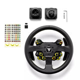 Thrustmaster Evo Racing 32R Leather Nero, Giallo Volante PC, PlayStation 4, PlayStation 5, Xbox, Xbox One