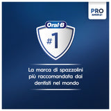 Oral-B PRO 14876674 spazzolino elettrico Bambino Spazzolino rotante Multicolore, Bianco