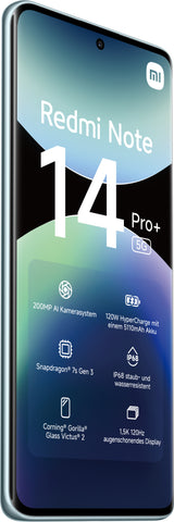 Xiaomi Redmi Note 14 Pro+ 5G 16,9 cm (6.67") Doppia SIM USB tipo-C 8 GB 256 GB 5110 mAh Blu