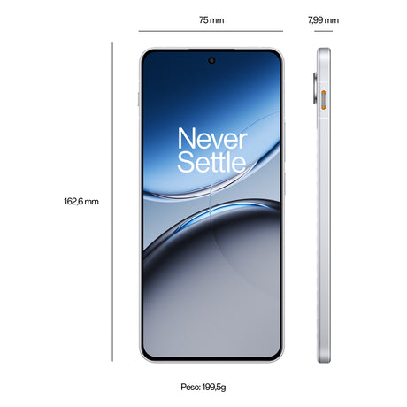 OnePlus Nord Nord4 Smartphone, Doppia fotocamera 50+8MP, Selfie 16MP, Display 6.74” 120HZ AMOLED FHD+, 5500mAh, RAM 16GB(Esp4GB/8GB/12GB)+ROM 512GB, [Versione Italia], Mercurial Silver