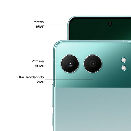 OnePlus Nord Nord4 Smartphone, Doppia fotocamera 50+8MP, Selfie 16MP, Display 6.74” 120HZ AMOLED FHD+, 5500mAh, RAM 16GB(Esp4GB/8GB/12GB)+ROM 512GB, [Versione Italia], Oasis Green