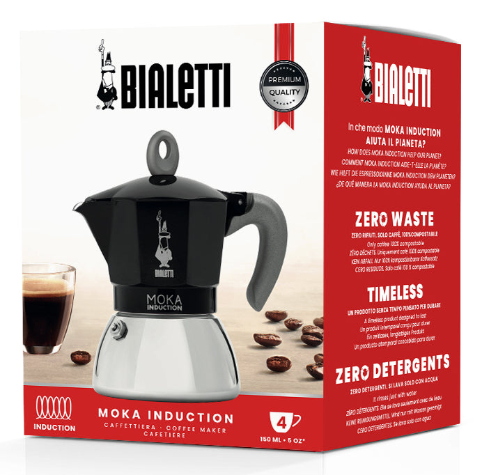 Bialetti MOKA INDUCTION NERA 4 TZ