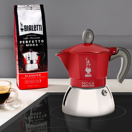 Bialetti MOKA INDUCTION RED 4 TZ