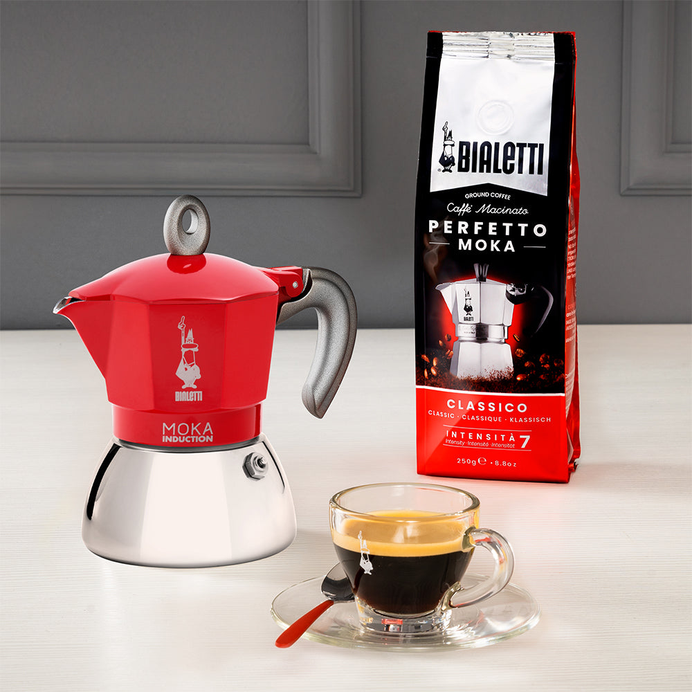 Bialetti MOKA INDUCTION RED 4 TZ