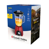 Russell Hobbs 27120-56 frullatore 1,5 L Frullatore da tavolo 650 W Nero, Rosso, Trasparente