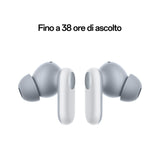 OPPO Enco Buds2 Pro Auricolari True Wireless, Autonomia 38h, Driver da 12.4mm, Bluetooth 5.3, Raggio 10m, Controlli Touch, Cancellazione del rumore IA, Android e iOS, IP55, [Versione Italiana],Granite White