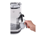 De’Longhi ICONA ECO311.W Macchina da Caffè Manuale Espresso e Cappuccino, Compatibile con Polvere o Cialde E.S.E., Spegnimento Automatico, Serbatoio Estraibile da 1.4L, Potenza 1100W, Bianco