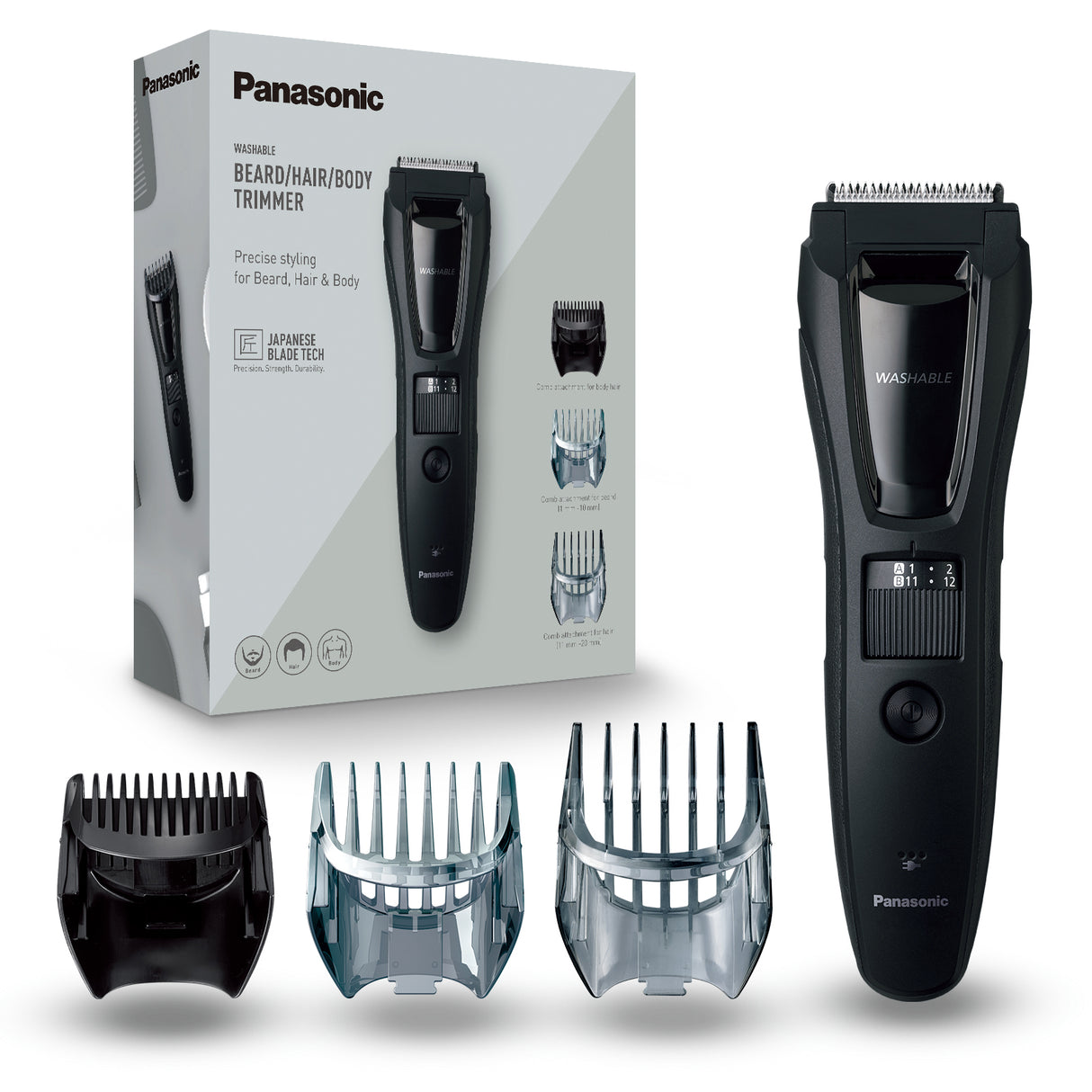 Panasonic Regolabarba, Capelli, Regolapeli del corpo ER-GB61