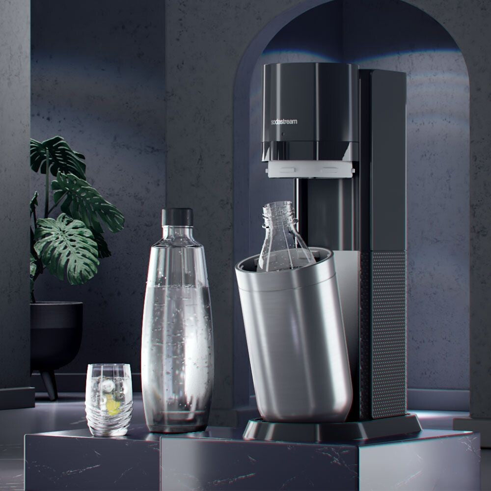 SodaStream DUO Nero, Acciaio inox