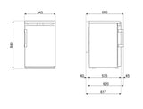 Smeg FA120ES monoporta Libera installazione 114 L Argento