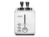 De’Longhi CTX 2203.W tostapane 2 fetta/e 550 W Argento, Bianco