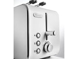 De’Longhi CTX 2203.W tostapane 2 fetta/e 550 W Argento, Bianco