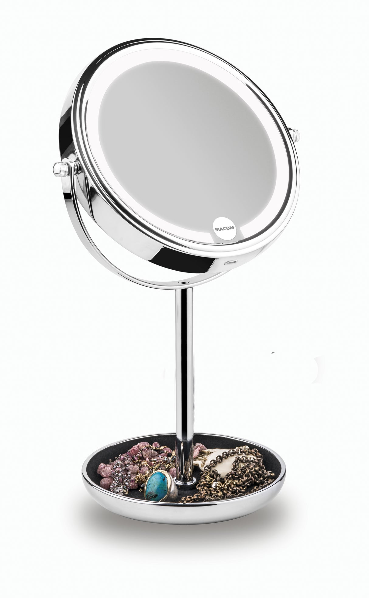Macom Enjoy & Relax 233 specchietto per trucco Libera installazione Rotondo Cromo