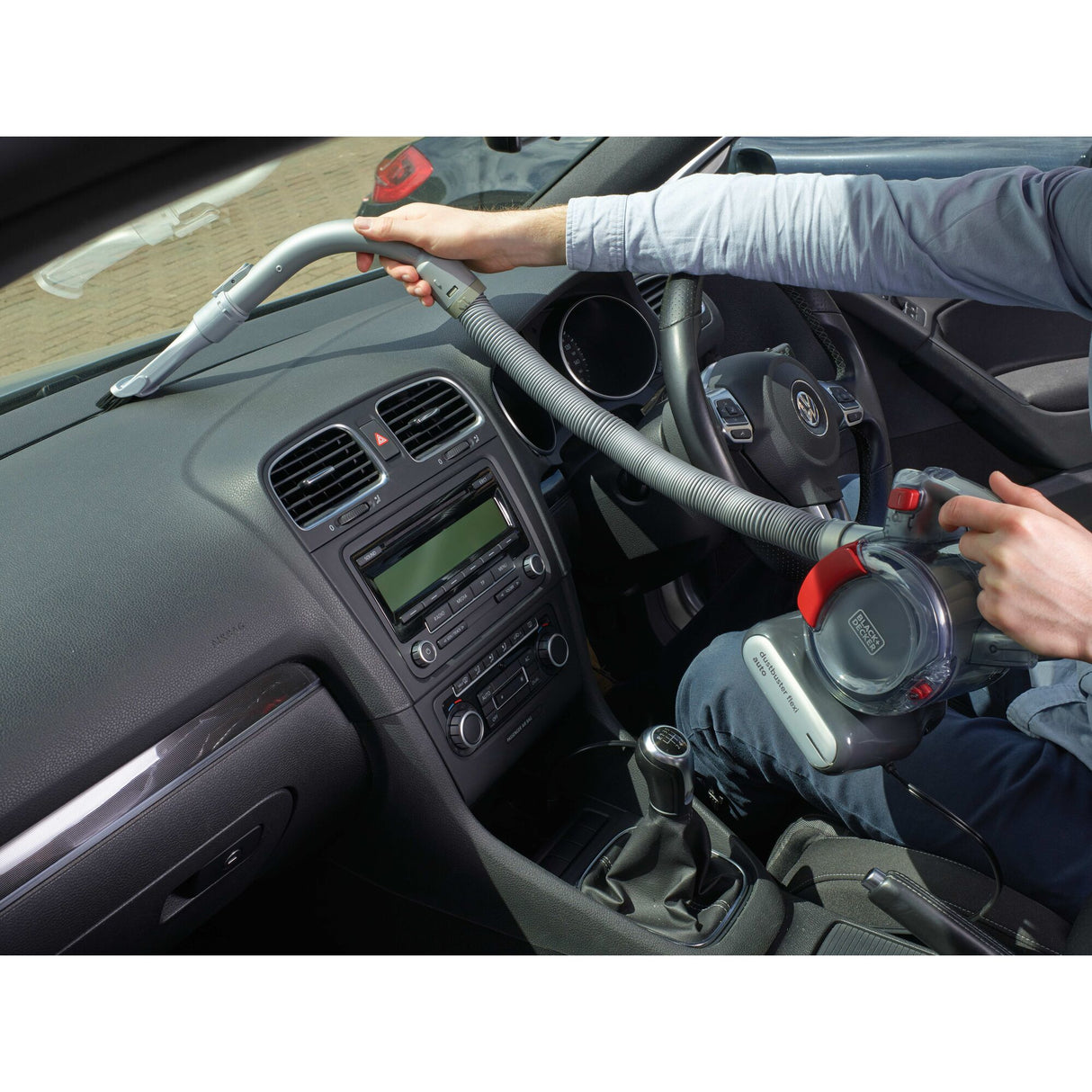 Black & Decker PD1200AV-XJ aspirapolvere senza filo Grigio, Arancione Senza sacchetto