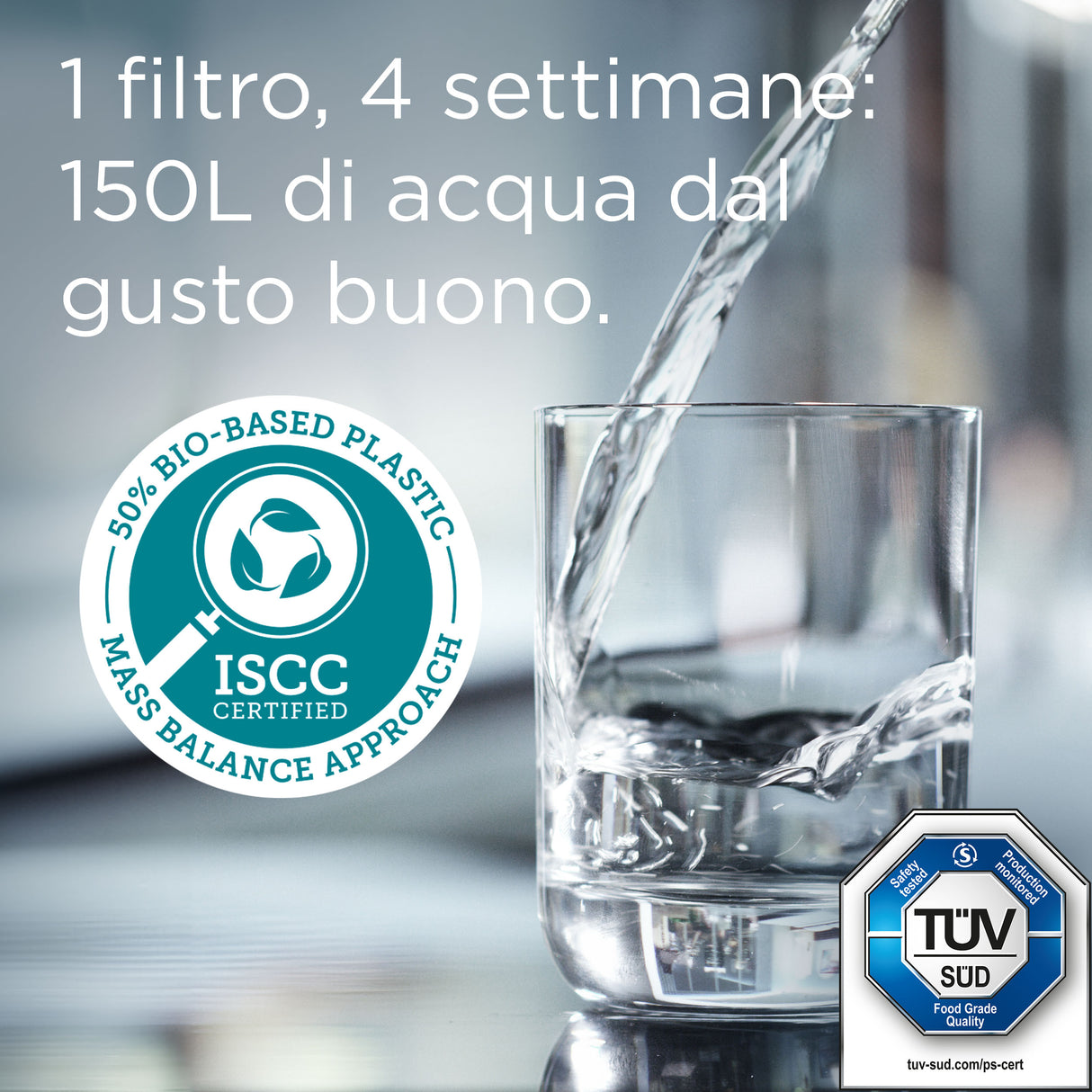 Brita Filtro acqua rubinetto MAXTRA PRO Pure Performance (ex All-in-1) confezione da 2 filtri - Riduce cloro, calcare, PFAS e metalli, filtro originale compatibile con caraffa acqua filtrante