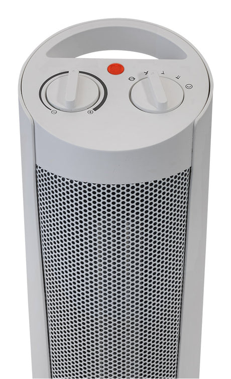 Bimar HP129 stufetta elettrica Interno Grigio, Bianco 2000 W Riscaldatore ambiente elettrico con ventilatore
