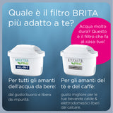 Brita Caraffa filtrante acqua Marella (2.4L) incl. 3 x filtri MAXTRA PRO All-in-1 che riduce cloro, calcare, PFAS e metalli - Eleganza e funzionalità