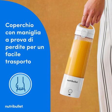 NutriBullet Portable 0,475 L Frullatore per sportivi Bianco