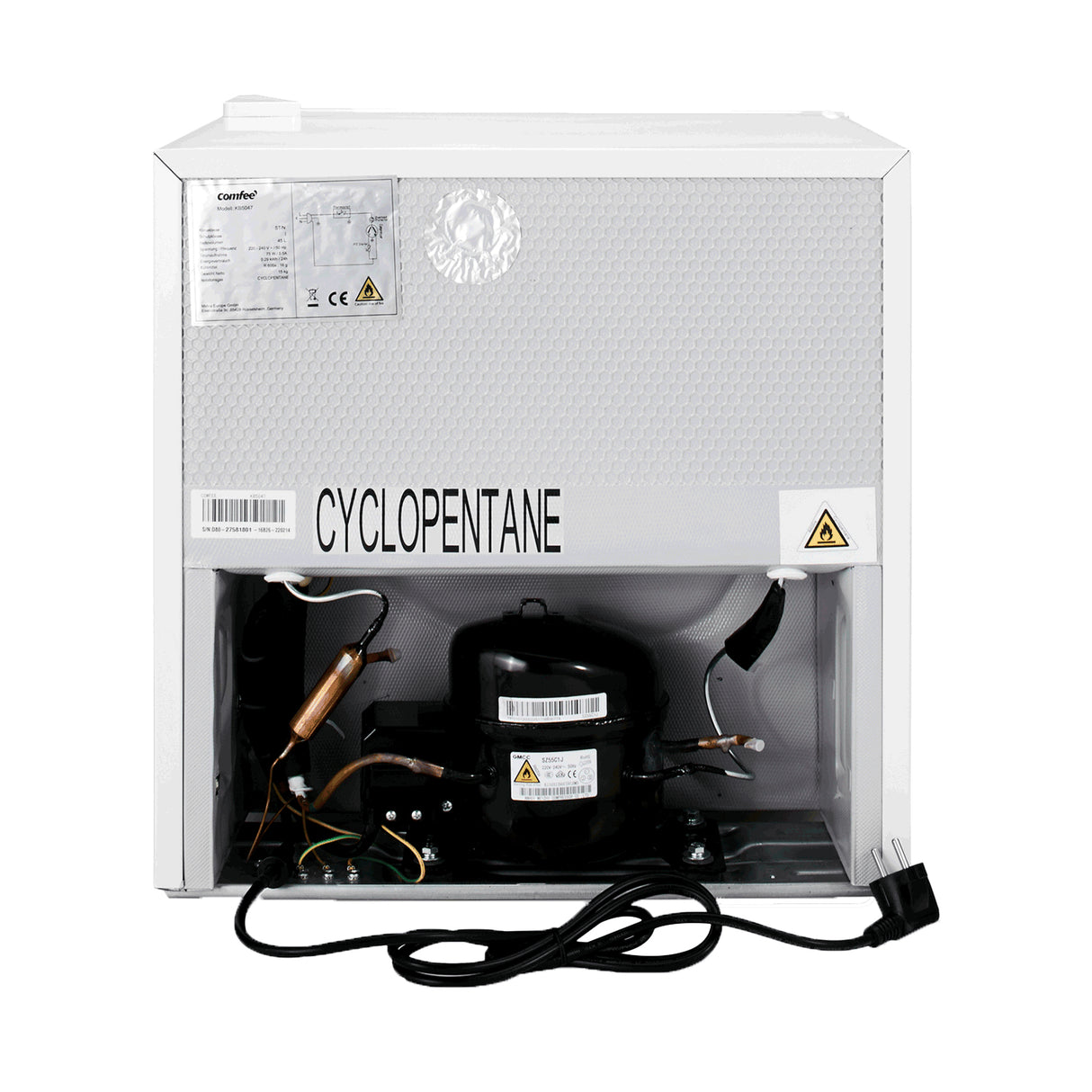 Comfeè RCD76WH2 frigorifero Libera installazione 43 L Bianco
