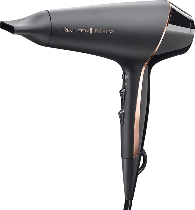 Remington PROLuxe Midnight Edition asciuga capelli 2400 W Nero, Oro
