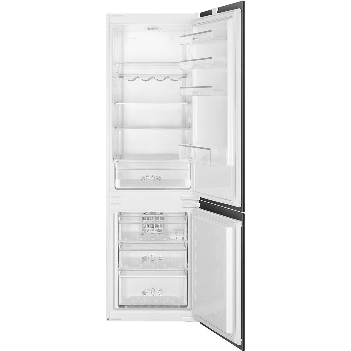 Smeg C3170NE frigorifero con congelatore Da incasso 262 L Bianco