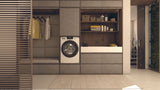 Haier I-Pro Serie 1 Serie 1, Lavatrice Slim 8 KG, 10% più efficente della classe A, 1400 giri, Bianco, Inverter, Refresh, HW80-BP14929A-S