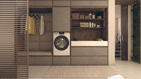 Haier I-Pro Serie 1 Serie 1, Lavatrice Slim 8 KG, 10% più efficente della classe A, 1400 giri, Bianco, Inverter, Refresh, HW80-BP14929A-S
