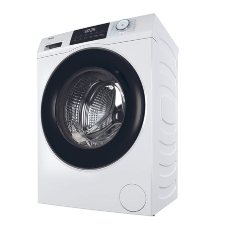 Haier I-Pro Serie 1 Serie 1, Lavatrice Slim 8 KG, 10% più efficente della classe A, 1400 giri, Bianco, Inverter, Refresh, HW80-BP14929A-S