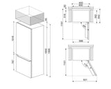 Smeg RC18XDNE frigorifero con congelatore Libera installazione 300 L Acciaio inox