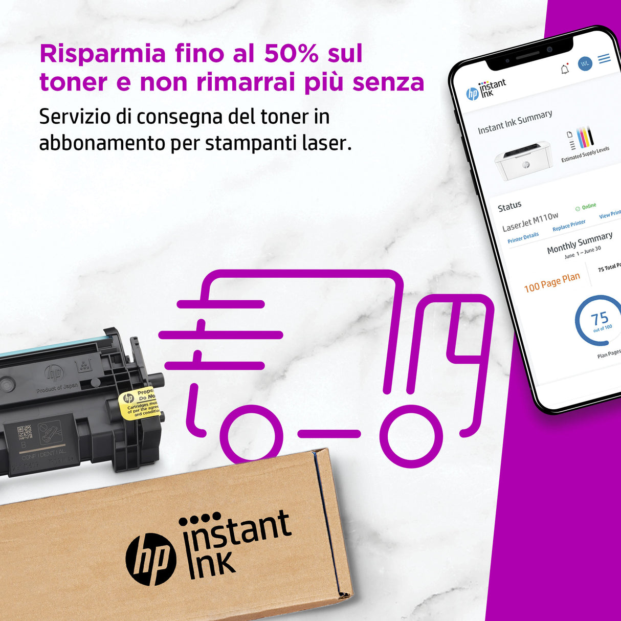 HP LaserJet Stampante M110w