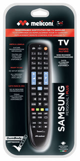Meliconi Gumbody Personal 1 Plus telecomando IR Wireless TV Pulsanti