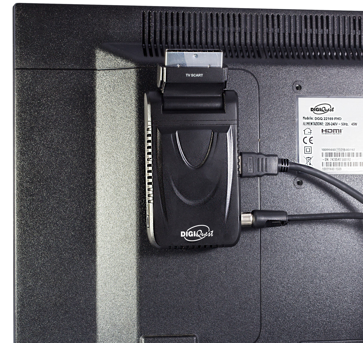 Digiquest Invisible Cavo Full HD Nero