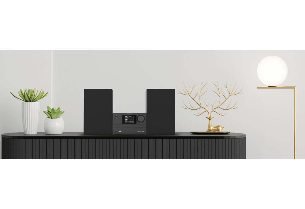 Kenwood M-525DAB set audio da casa Microsistema audio per la casa 7 W Nero