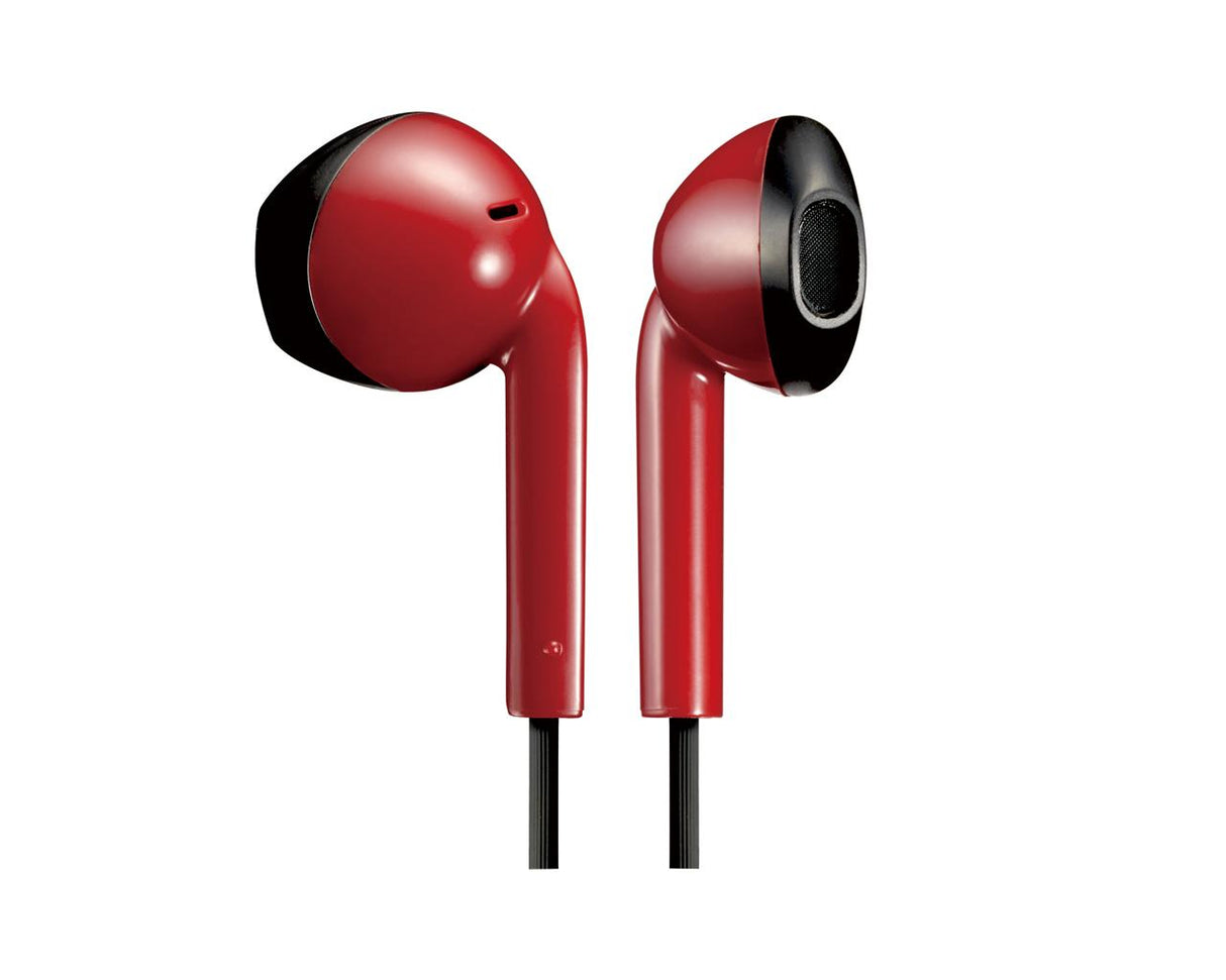 JVC HA-F19M-RB Auricolare Cablato In-ear Musica e Chiamate Rosso