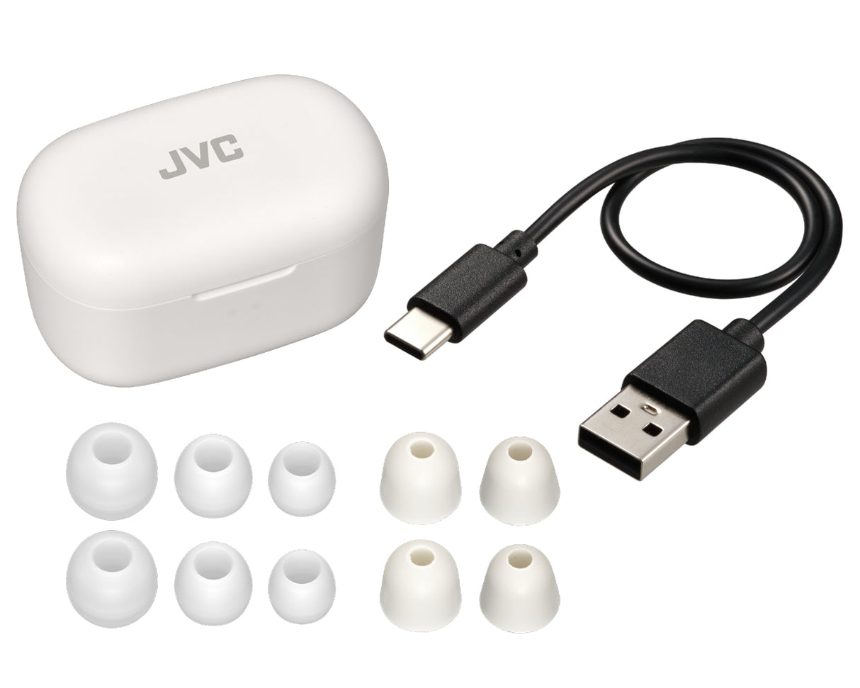 JVC HA-A25T Auricolare True Wireless Stereo (TWS) In-ear Musica e Chiamate Bluetooth Bianco