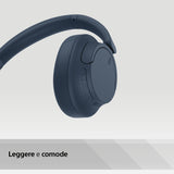 Sony WH-CH720N Auricolare Con cavo e senza cavo A Padiglione Musica e Chiamate USB tipo-C Bluetooth Blu
