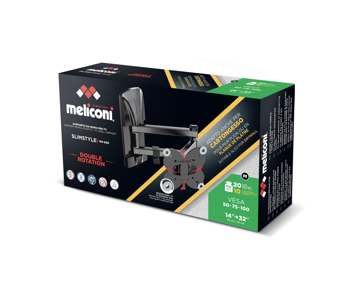Meliconi SLIMSTYLE PLUS 100 SDR CG 81,3 cm (32") Nero