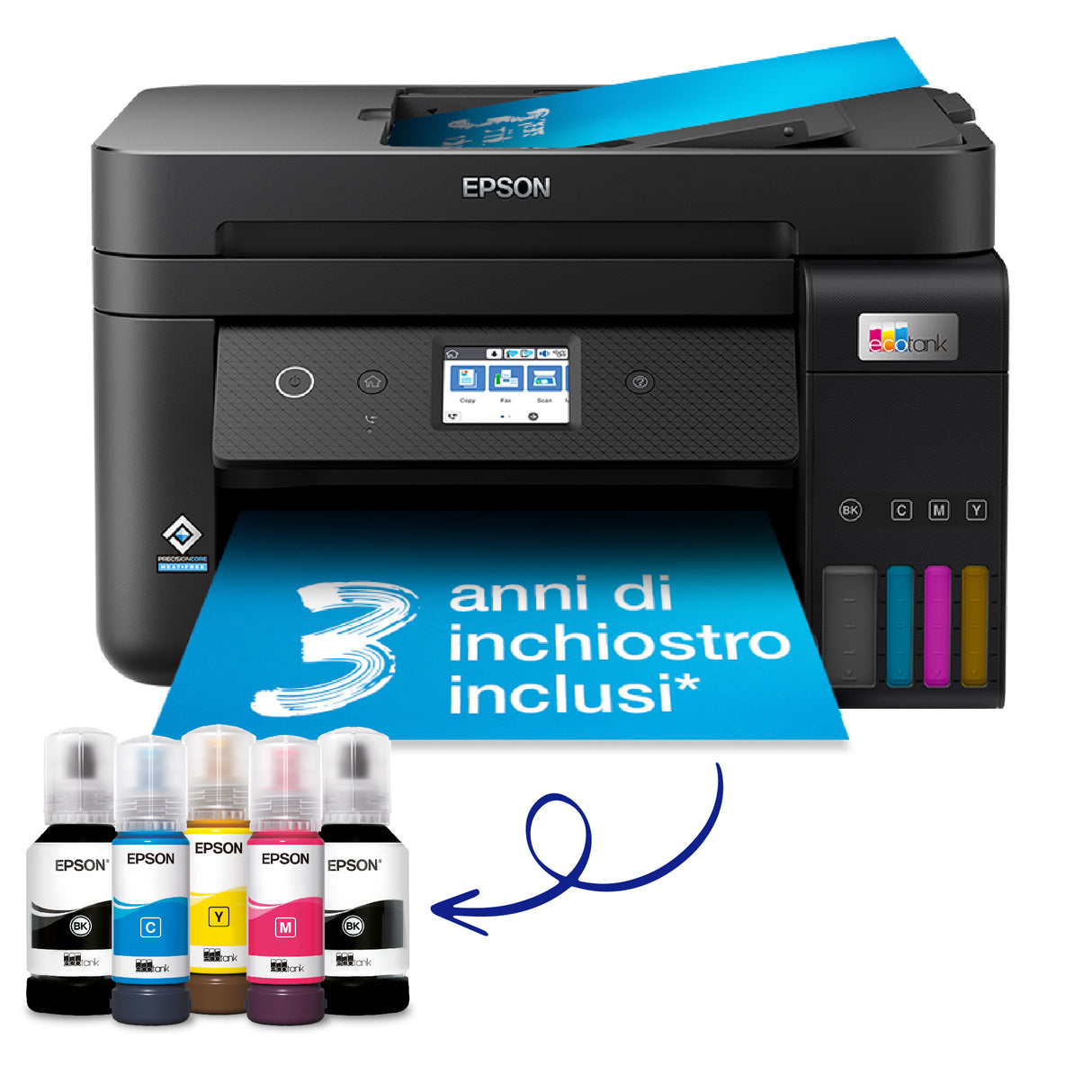 Epson EcoTank ET-4800 stampante multifunzione a serbatoio