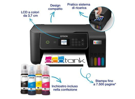 Epson EcoTank ET-2870 stampante multifunzione a serbatoio