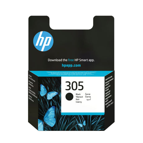 HP Cartuccia di inchiostro nero originale 305