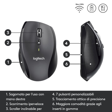 Logitech M705 Marathon mouse wireless