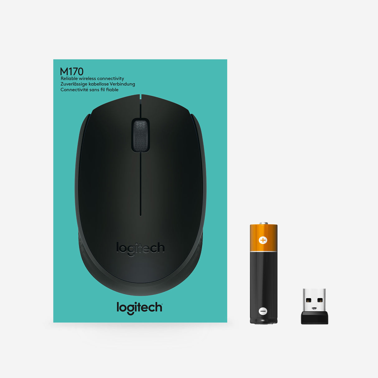 Logitech M171 mouse wireless (nero)