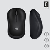Logitech M220 SILENT Mouse Wireless, 2,4 GHz con Ricevitore USB, Tracciamento Ottico 1000 DPI, Durata Batteria di 18 Mesi, Ambidestro, Compatibile con PC, Mac, Laptop