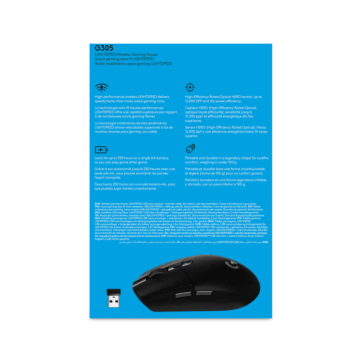 Logitech G G305 mouse gaming wireless