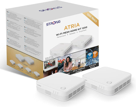 Strong WI-FI MESH HOME KIT 1200 Dual-band (2.4 GHz/5 GHz) Wi-Fi 5 (802.11ac) Bianco 3 Interno